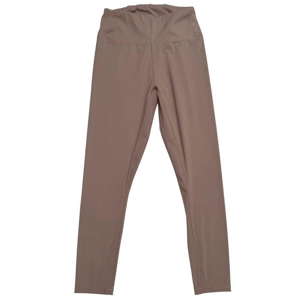 Mocha Brown High Waisted Leggings Soft Yoga Athleisure Minimalist Gorpcore S